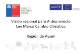 Visión regional para Anteproyecto Ley Marco Cambio ......Visión de Políticas en Chile para Cambio Climático Ley Marco Cambio Climático* Estrategia Climática largo plazo 2050*