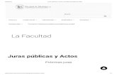 La Facultad … · 20/3/2019 Juras públicas y Actos | Facultad de Medicina UBA  1/ 7 (/) Buscar La Facultad