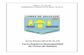 Anexo Carta Orgánica Municipalidad de Lomas de Vallejos -26-07 … organica... · 2013. 5. 23. · anexo boletín oficial nº 26.249 carta orgánica municipalidad lomas de vallejos