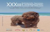 33 EXPOSICIÓN INTERNACIONAL · 33 exposiciÓn internacional canina de mÁlaga c.a.c.- c.c.j – c.c.v c.a.c.i.b. domingo 24 de noviembre de 2019 palacio de ferias y congresos de