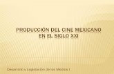 PRODUCCIÓN DEL CINE MEXICANO EN EL SIGLO XXI...Desarrollo y Legislación de los Medios I ... ¡De panzazo!: 1,067,000 asistentes. Desarrollo y Legislación de los Medios I. AÑO 2012: