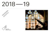 2018—19 - Sant Pau Recinte Modernista · Modernisme — Lluis Domènech i Montaner — L’antic Hospital de la Santa Creu i Sant Pau — El modernisme en l’arquitectura ... —
