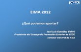 Diapositiva 1 - conama2012.conama.org · El milagro español del agua. Suministrar 300l. por habitante/día en ciudades muy pobladas de la España meridional, es similar a que los