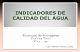 INDICADORES DE CALIDAD DEL AGUA · 2018. 4. 4. · El cloruro más conocido es la sal marina que está presente en el agua marina con una concentración del aproximadamente 3 - 3,5
