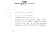 acta-058 - Montecristi Vive · 2014. 5. 4. · asamblea constituyente acta 058 sumario: 06 de junio de 2008 tema constataciÓn de quorum. instalaciÖn de la sesiÓn. lectura del orden