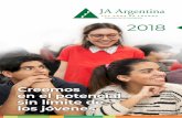 2018junior.org.ar/wp-content/uploads/2019/11/Anuario-2018.pdf · JA A 2018 8 La Compañía - Aprender a Emprender dio origen a Junior Achievement en el mundo en 1919. El próximo