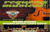 REVISTA CULTURAL - Sociedad Musical Santa Cecilia de Requenasantaceciliaderequena.org/Requena Musical 2010.pdf · La presencia de las bandas de música y sus escuelas, prácticamente