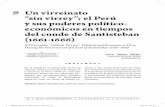 Un virreinato “sin virrey”: el Perú y sus poderes político- … · Political and Economic in Peru, During the Government of Count of Santisteban (1661-1666) ... Resumen recibido: