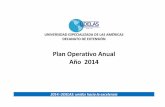 Plan Operativo Anual Año 2014mail2.udelas.ac.pa/site/assets/files/5497/...2014.pdf · PLAN OPERATIVO ANUAL DEL DECANATO DE EXTENSIÓN DE UDELAS. AÑO 2014 4 DECANATO Y VICEDECANATO