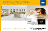 Regulación y control Junkers Gama completa de ... · Control central para sistemas de calefacción y a.c.s. La gama de controladores modulantes Junkers, ha sido desarrollada especialmente