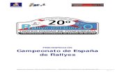 PREINSPECCIÓN Campeonato de España de Rallyes · 2017. 5. 12. · Reglamento Particular “RALLYE DEL BIERZO 2013” PREINSPECION CAMPEONATO DE ESPAÑA RALLYES Pag: 5 Art. 1 ORGANIZACION