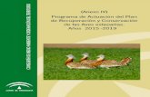 Programa de Actuación de las Aves esteparias · La finalidad del Plan de Recuperación y Conservación de Aves Esteparias consiste en conseguir poblaciones sostenibles de las especies