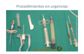 procedimientos en urgencias-MIR - Área Salud Badajoz · Procedimientos en urgencias • Punción lumbar • Paracentesis • Toracocentesis • Gasometría arterial • Artrocentesis