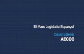 El Marc Legislatiu Espanyol David Estellernoticea.espais.iec.cat/files/2016/10/2.1-david.esteller...2016/10/02  · El marc legislatiu espanyol Implicacions a l’Impost sobre el Valor