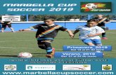 Primavera 2019 - Marbella Cup Soccer - Torneo de fútbol …...El torneo de primavera se celebrará los días 18,19,20 y 21 de Abril de 2019 (Semana Santa) y el torneo de verano se