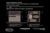 Dell OptiPlex 7010 Acerca de los avisos€¦ · Ilustración 1. Vista frontal y posterior de la Minitorre 1. botón de encendido, indicador luminoso de alimentación 2. compartimento