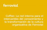 Coffee: La red interna para el intercambio del conocimiento y la ... RRHH/Premios 2… · COMMUNITY MANAGER y los participantes de cada comunidad PUBLICACIONES Y ENLACES Un espacio