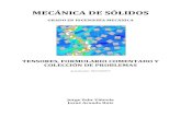MECÁNICA DE SÓLIDOS - Academia Cartagena99...En Mecánica de Sólidos, además de los mencionados tensores de tensiones y deformaciones (que son tensores 2º orden), son relevantes