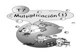 T7 Multiplicación(1) · 2020. 5. 18. · Aprendo la tabla del . Tapo y digo la multiplicación con su respuesta.2 Tema 7-8 Memorizo la tabla de multiplicar del 2 La tabla del 2 Compruebo