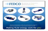 Catálogo de Productos y Aplicaciones 2012 · 2017. 12. 14. · FEDCO opera desde un 5,500 m 2 instalaciones propiedad de FEDCO y construido para su especi! cationes. El! Primera