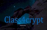 Class4crypt Aula Virtual de Criptografía · Class4crypt Aula virtual de criptografía aplicada Class4crypt c4c5.6 - © jorgeramio 2020 Profesor Dr. Jorge Ramió A. Clase c4c5.6 Clasificación