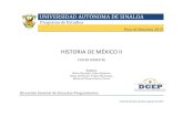HISTORIA DE MÉXICO IIEl curso de Historia de México II comparado con el programa de estudios anterior de Análisis Histórico de México II ... Otras diferencias con respecto, al