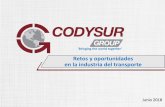 ‘Bringing the world together’ - expo-carga.com · Codysur Group • Codysur es un grupo de empresas que ofrece una variedad de servicios para que nuestros clientes alcancen sus
