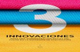 INNOVACIONES · cuentan con una gran variedad de innovaciones que garantizan el desarrollo de colores precisos a los productores de impresiones textiles. Por tanto, los instrumentos