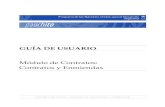 GUÍA DE USUARIO - gauchito.undp.org.argauchito.undp.org.ar/Docs/Contratos_Enmiendas.pdf · Centro Uruguay – GAUCHITO - Módulo de Contratos Página 6 Como se ve en el cuadro, la