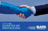 CATÁLOGO 2020 GUANTES DE PROTECCIÓN - MAPA Pro · Contamos con un equipo especializado en ... con los requisitos esenciales de la directiva. Certificado de conformidad expedido
