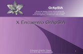 X Encuentro GrApSIA · 5 Objetivos de GrApSIA • Reducir el secretismo, estigma y tabú que han existido en torno al SIA y otras condiciones intersexuales. • Poner en contacto