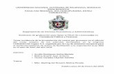 UNIVERSIDAD NACIONAL AUTÓNOMA DE NICARAGUA, …repositorio.unan.edu.ni/4267/1/17770.pdf · 2017. 6. 28. · Análisis y diseño de sistemas Tema Sistema de costos Subtema Incidencia