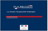 La Chaire Tocqueville-Fulbright · sociales, le management de la santé publique, le droit constitutionnel comparé, la gestion des affaires, la virologie ou le droit international