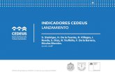Presentación de PowerPoint - CEDEUS...INDICADORES CEDEUS LANZAMIENTO CEDEUS, financiado por CONICYT a través de su programa FONDAP S. Steiniger, H. De la Fuente, R. Villegas, I.