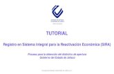 TUTORIAL REGISTRO PLATAFORMA SIRA - CANIRAC Jalisco€¦ · tutorial registro plataforma sira created date: 5/20/2020 7:15:14 pm ...