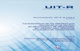 Recomendación UIT-R M.1732-2 (01/2017) – Características ... · Características de los sistemas que funcionan en los servicios de aficionados y de aficionados por satélite para