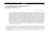 La inflación argentina (2002-2013) I* · La inflación argentina (2002-2013) I* Debates * Quiero agradecer especialmente a Julio Fabris, que realizó el análisis de cointegración