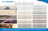 EW s GROUTS - Tools 4 FlooringLos colores de las lechadas que se muestran aquí pueden no representar fielmente el color real del producto instalado debido a condiciones en la obra,