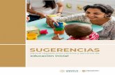 SUGERENCIAS - gob.mx · 2020. 7. 22. · Sugerencias para el regreso a los centros y servicios de educación inicial 2020 Coordinación Gabriela Begonia Naranjo Flores y Arturo Guzmán