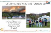 UEM Provincial N°25 Villa Futalaufquen · Parque Nacional “Los Alerces” Provincia del Chubut UEM Provincial N°25 Villa Futalaufquen. Nivel Inicial ESTUDIANTES PARTICIPANTES