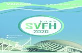 jornada - SVFHsvfh.es/wp-content/uploads/2020/06/Programa-Jornada-SVFH-2020.… · PROGRAMA jornada 2020 VIERNES 18 DE SEPTIEMBRE SIMPOSIO COMIDA SIMPOSIO INAUGURACIÓN Dr. José