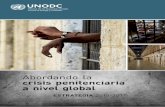 Abordando la crisis penitenciaria a nivel global ......infringido la ley penal mediante su encarcelamiento”. Juan Méndez, Relator Especial del Consejo de Derechos Humanos sobre