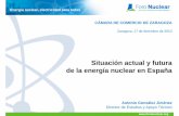 Situación actual y futura de la energía nuclear en España...LAS INSTALACIONES NUCLEARES ESPAÑOLAS El parque nuclear español Pág. 09 . EN OPERACIÓN POTENCIA (MWe) TIPO DE REACTOR