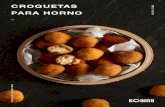 CROQUETAS PARA HORNO - Koama | Cocina de Alta Gama · diferencia de sabor con la gama de croquetas para freír de Koama. El mismo formato Como siempre, podrás disfrutar de nuestra