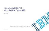 MicroProfile開発ガイド】 MicroProfile Open API · MicroProfile OpenAPI を活用してAPI仕様を記述するにはアノテーションだけでなく、以下2通り の機能を活用することも可能です。