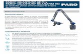 FARO QUANTUMS ARM y FARO QUANTUMS SCANARM HD...El FARO QuantumS Arm es la máquina de medición por coordenadas portátil (PCMM) más innovadora del mundo que permite a los fabricantes