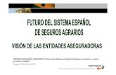 JORNADA SEGUROS AGRARIOS: El futuro del Si stema Español ... · VÍAS DE ACTUACIÓN EN EL SISTEMA NUEVAS ALTERNATIVAS DE CONTRATACIÓN ... fronteras de un solo país. 2. Consecuentemente,