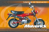 Muchas gracias por comprar Motocicletas Ma-maverick.com.ar/web/productos/6/Go 70 Manual usuario.pdf· El diseño de la motocicleta requiere la distribución de su carga para el perfecto