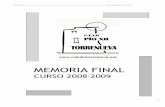 MEMORIA FINAL DE CURSO - coletorrenueva.netcoletorrenueva.net/Memo Final 08-09.pdf · 3. analisis y valoraciÓn de los resultados escolares: logros, dificultades y propuestas de mejora.
