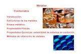 Presentación de PowerPoint - Academia Cartagena99 · 3.- Todos los electrones compartidos contribuyen al enlace. Características enlace metálico. La estructura electrónica (“O.M.”)